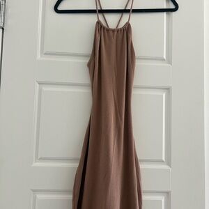 Fashion Nova Pink Halter Slip Dress for Night Out